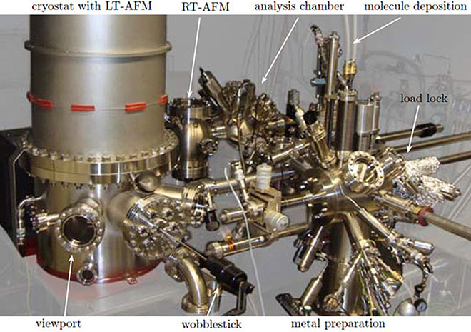 Fig. 1: 4K-5T-UHV-AFM System